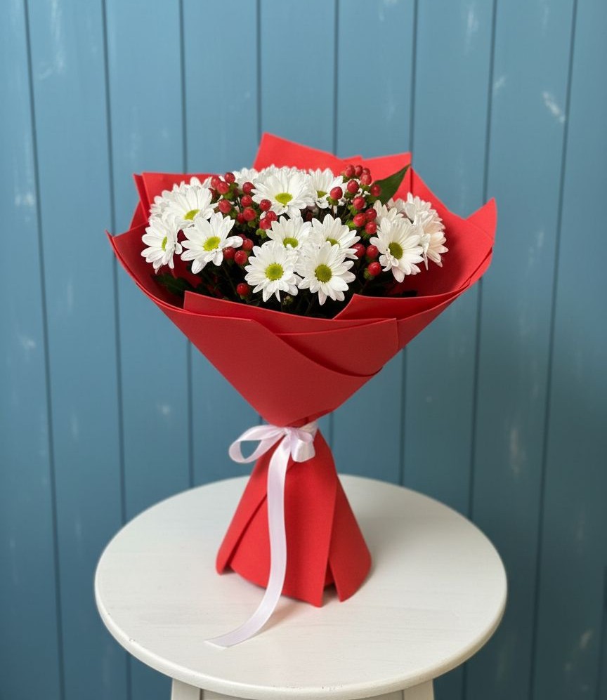 Букет цветов из: Хризантемы в Кугульте