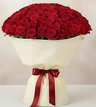 Букет 101 Красная роза Милано в Кугульте