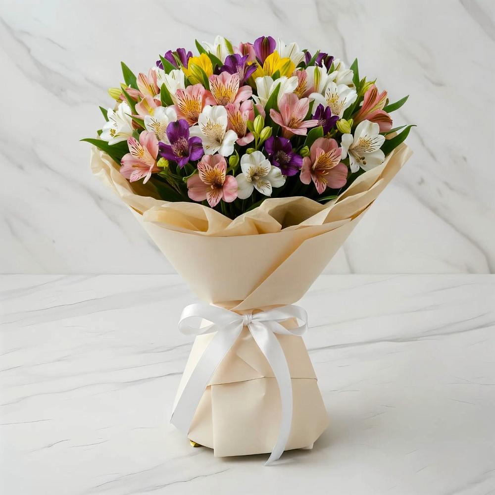 Букет цветов из: Альстромерии в Кугульте