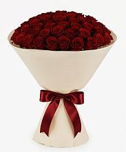 Букет 101 Бордовая роза Блэк Бакарра в Кугульте