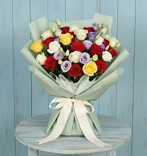 Букет цветов из:  Розы #REPLACE_PRED# Кугульте