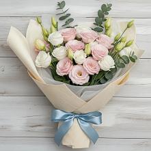 Букет цветов из:  Лизиантусы в Кугульте