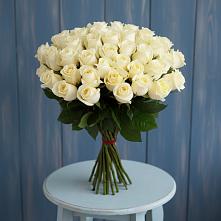 Букет 51 Белая роза Эдлесс Лав #REPLACE_PRED# Кугульте