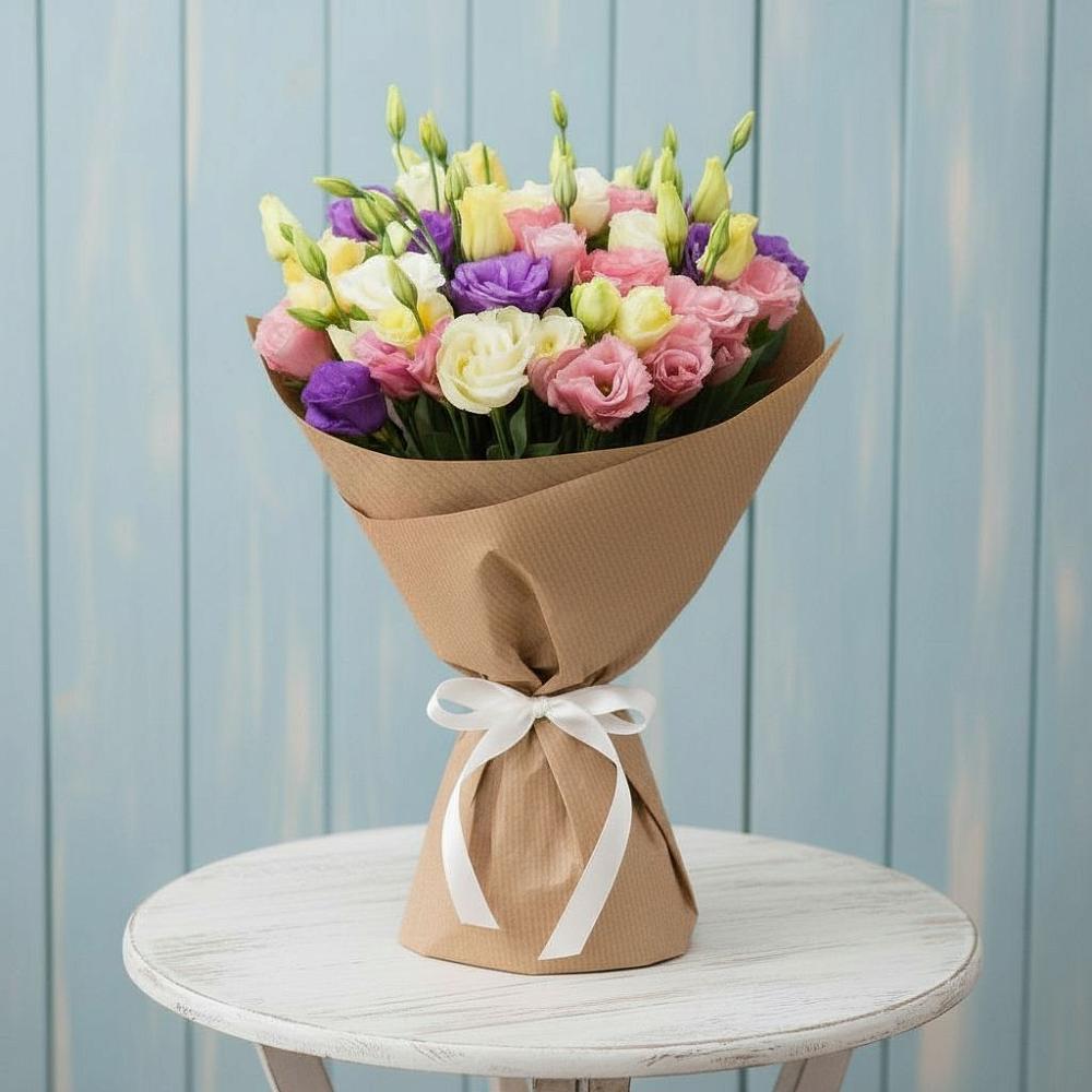 Букет цветов из: Лизиантусы в Кугульте